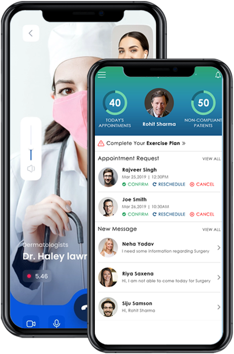 How does a doctor and patient video consultation app work?